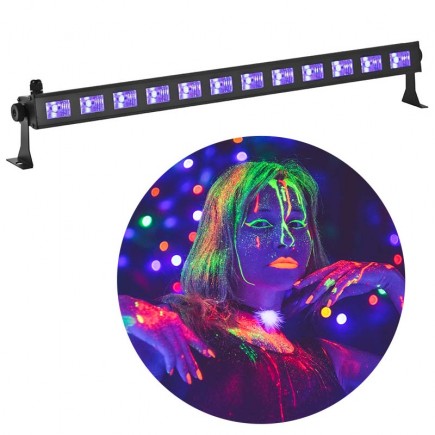 LIGHT4ME LED BAR UV 12 listwa belka LED 12x3W ultr
